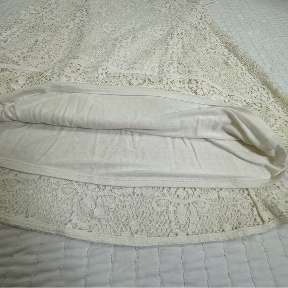 Free People Holy Mountain Mini
Floral Crochet Dress Ivory 
Cottagecore Coquette - Picture 7 of 13